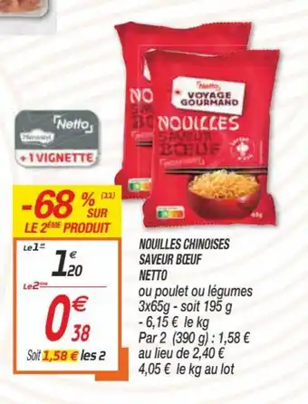 Netto Nouilles Chinoises offre