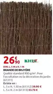 Rural Master Dim - brande de bruyère offre