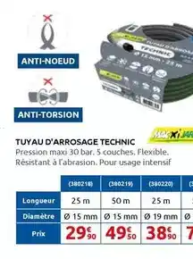 Rural Master Technic - tuyau d'arrosage offre