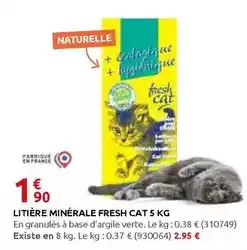 Rural Master Cat - litiere minerale fresh 5 kg offre