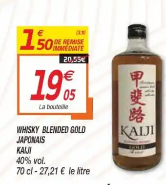 Netto Whisky Blended Gold Japonais offre