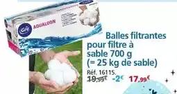 Provence Outillage Balles filtrantes pour filtre à sable offre