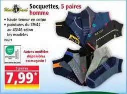 Norma Socquettes homme offre