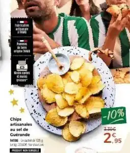 Thiriet Chips artisanales au sel de guérande offre