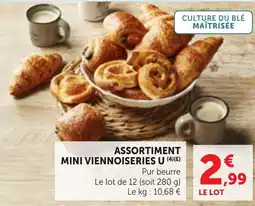 Maximarché ASSORTIMENT MINI VIENNOISERIES U offre