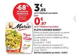 Maximarché PLATS CUISINES MARIE offre
