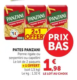 Maximarché PATES PANZANI offre