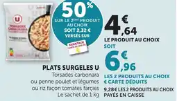 Maximarché PLATS SURGELES U offre