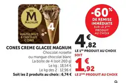 Maximarché CONES CREME GLACEE MAGNUM offre