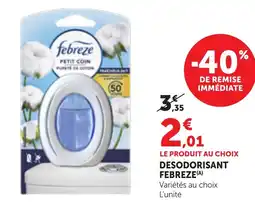 Maximarché DESODORISANT FEBREZE offre