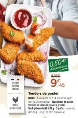 Thiriet tenders de poulet offre