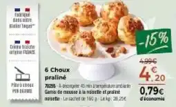 Thiriet 6 Choux pralinė offre