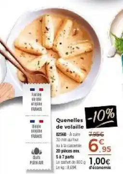Thiriet Quenelles de volaille offre
