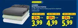 Lidl Livarno drap-housse en jersey offre