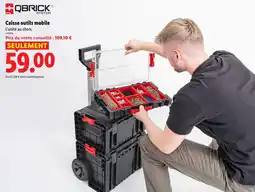Lidl Qbrick caisse outils mobile offre
