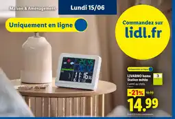 Lidl Livarno station météo offre