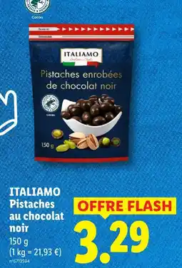 Lidl Italiano pistaches au chocolat noir offre