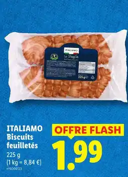 Lidl Italiano biscuits feuilletés offre