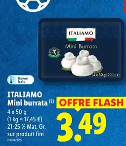 Lidl Italiano mini burrata offre