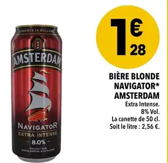 Supeco Bière Blonde Navigator offre