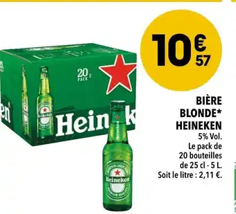 Supeco Bière Blonde Heineken offre