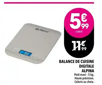 Supeco Balance de Cuisine Digitale offre