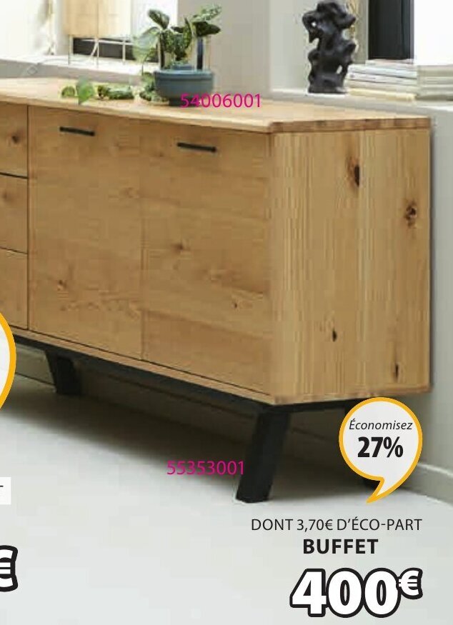 Promo Buffet New York chez JYSK