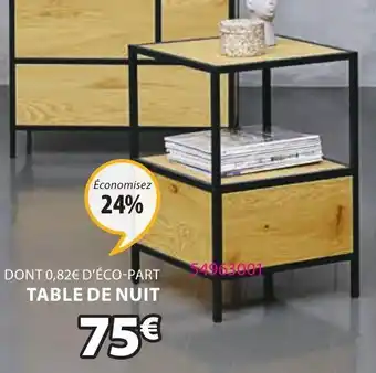 JYSK Table de Nuit offre