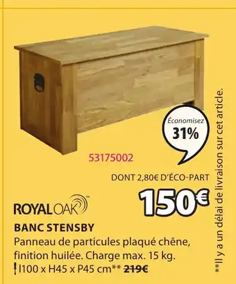 JYSK Banc Stensby offre