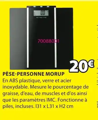 JYSK Pèse-Personne Morup offre