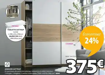 JYSK Armoire Sattrup offre