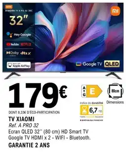 E.Leclerc Espace Culturel Xiaomi Tv offre