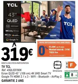 E.Leclerc Espace Culturel Tcl Tv offre
