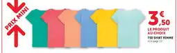 Super U Tee shirt femme offre