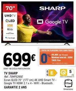 E.Leclerc Espace Culturel Sharp Tv offre