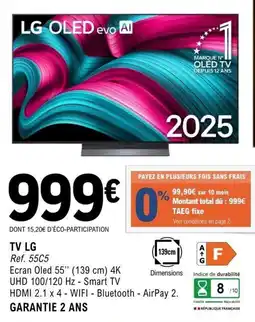 E.Leclerc Espace Culturel Lg Tv offre