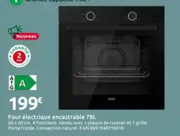 Mr Bricolage Four électrique encastrable offre