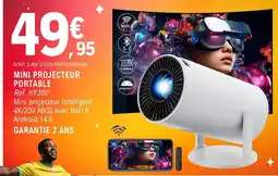 E.Leclerc Espace Culturel Mini projecteur portable offre