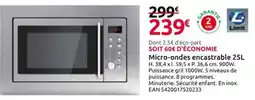 Mr Bricolage Micro-ondes encastrable offre