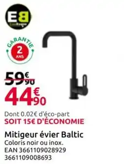 Mr Bricolage Mitigeur évier Baltic offre