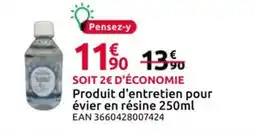 Mr Bricolage Produit d'entretien pour évier en résine offre