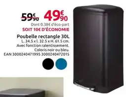 Mr Bricolage Poubelle rectangle offre