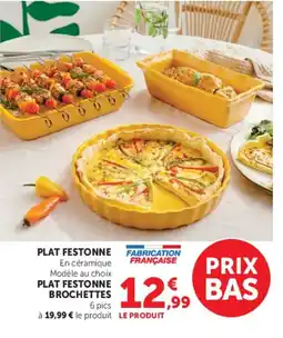 Super U Plat festonne offre