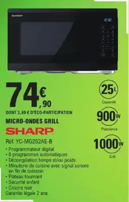 E.Leclerc Sharp Micro-ondes grill offre
