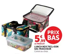 Super U Lunch box +son sac fraicheur offre