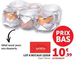 Super U Spécialiste Lot de bocaux offre