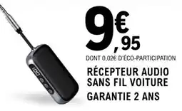 E.Leclerc Espace Culturel Récepteur audio sans fil voiture offre