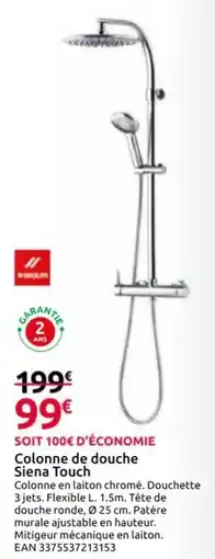 Mr Bricolage Colonne de douche Siena Touch offre