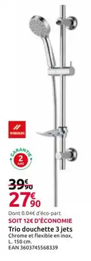 Mr Bricolage Trio douchette 3 jets offre