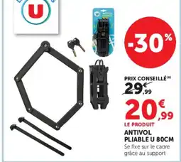 Super U Antivol pliable u offre